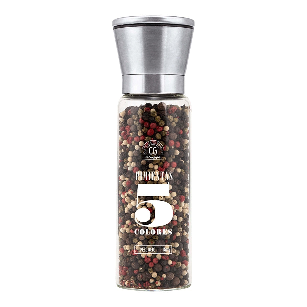 Club del Gourmet Five-Color Peppercorns – Spanish Spice Blend 150g