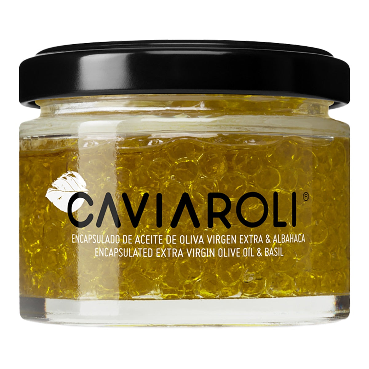 Caviaroli Extra Virgin Olive Oil Caviar with Basil – 50g
