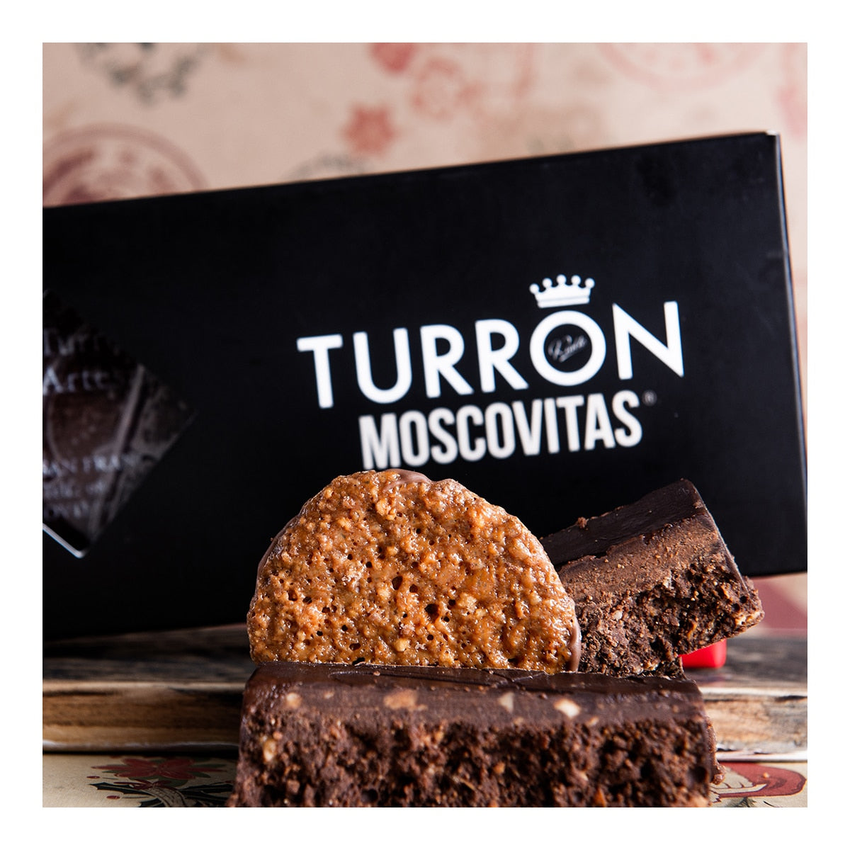 El Corte Inglés Moscovitas de Rialto Dark Chocolate Turrón 250g