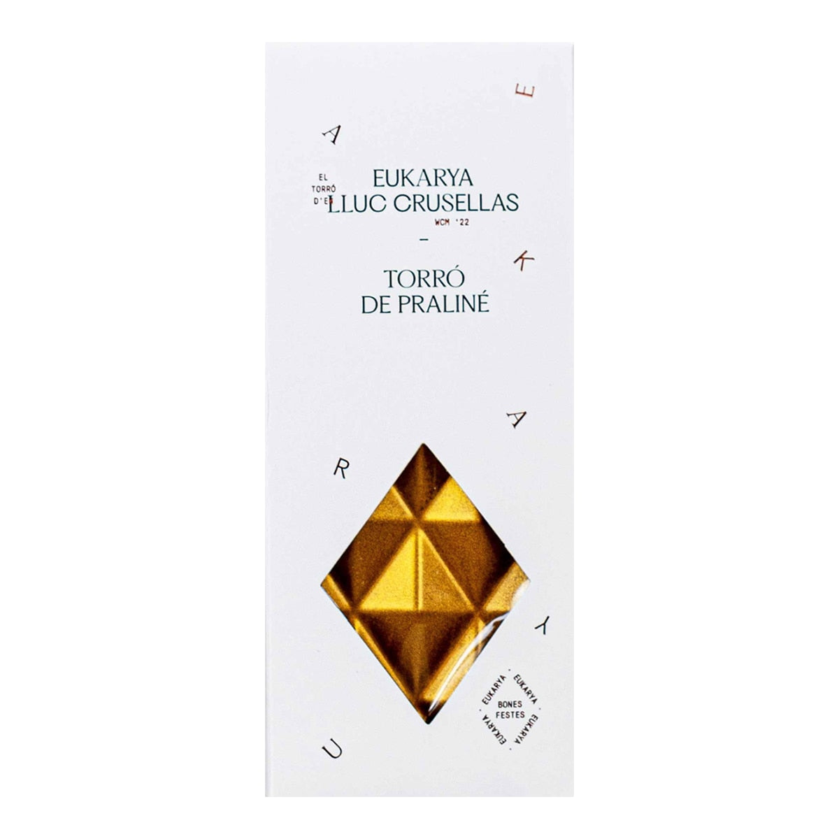 Eukarya Lluc Crusellas Praline Turrón – Spanish Nougat 200g