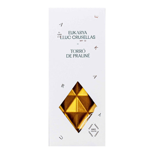 Eukarya Lluc Crusellas Praline Turrón – Spanish Nougat 200g