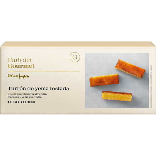 Club del Gourmet Roasted Egg Yolk Turrón – Spanish Nougat 250g