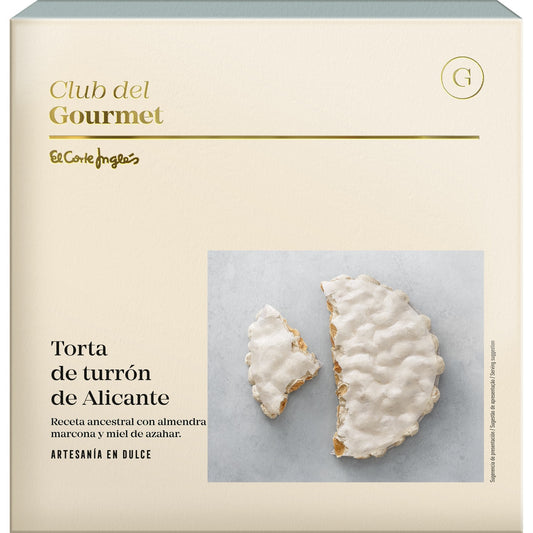Club del Gourmet Torta de Turrón de Alicante – Spanish Nougat Cake 200g
