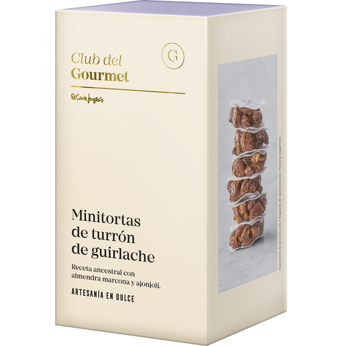 Club del Gourmet Mini Torta de Guirlache – Spanish Almond Nougat 160g