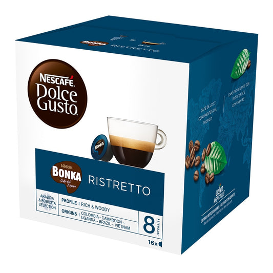 Nescafé Dolce Gusto Bonka Ristretto – Colombian & African Arabica Blend 99g
